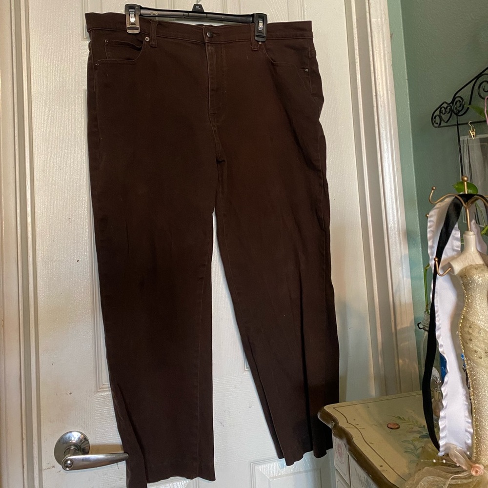 LEE riders Relaxed Wide pant Brown size 18